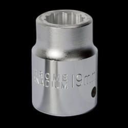 WallDrive&#174; Socket 19mm 3/4&quot;Sq Drive