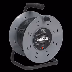 Cable Reel 50m 4 x 230V 1.25mm&#178; Thermal Trip