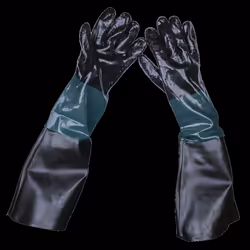 Shot Blasting Gauntlets 585mm Cuffed Pair