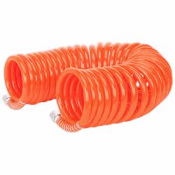 Sealey AH10C/8 Coiled Air Hose 10mtr x Ã8mm 1/4"BSP Unions