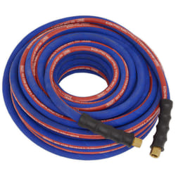Sealey AH20R/38 Air Hose 20mtr x Ã10mm with 1/4"bsp Unions Extra Heavy-duty