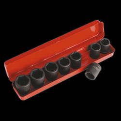 Impact Socket Set 8pc 3/4&quot;Sq Drive Metric