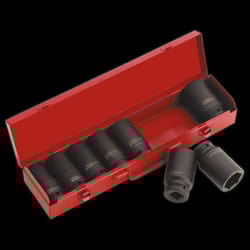 Impact Socket Set 8pc 3/4&quot;Sq Drive Deep Metric