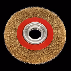 Crimped Wire Wheel Ø150 x 13mm Ø32mm Bore Narrow