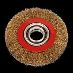 Crimped Wire Wheel &#216;150 x 20mm &#216;32mm Bore Wide