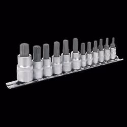 TRX-Star* Socket Bit Set 12pc 1/4", 3/8" & 1/2"Sq Drive