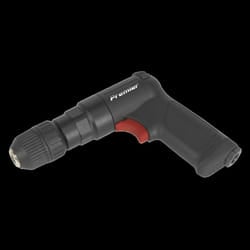 Air Pistol Drill &#216;10mm with Keyless Chuck Composite Reversible - Premier