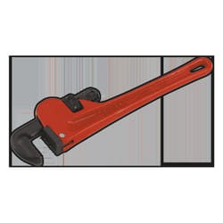 SEALEY - AK5102 Pipe Wrench European Pattern 250mm Cast Steel
