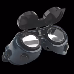 Gas Welding Goggles with Flip-Up Lenses