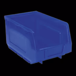 Plastic Storage Bin 150 x 240 x 130mm - Blue Pack of 38