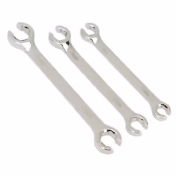 Sealey Ak600 Flare Nut Spanner Set 3Pc Metric