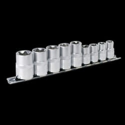 TRX-Star* Socket Set 9pc 3/8&quot; & 1/2&quot;Sq Drive E10-E14 & E16-E24
