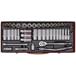 Socket Set 45pc 3/8&quot;Sq Drive 6pt WallDrive&#174; - Metric/Imperial