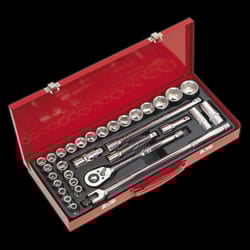 Socket Set 32pc 1/2&quot;Sq Drive 6pt WallDrive&#174; - Metric/Imperial