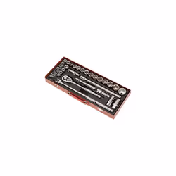 Socket Set 32pc 1/2&quot;Sq Drive 6pt WallDrive&#174; - Metric/Imperial