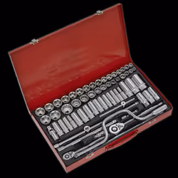 Socket Set 64pc 3/8" & 1/2"Sq Drive 6pt WallDrive® - Metric/Imperial