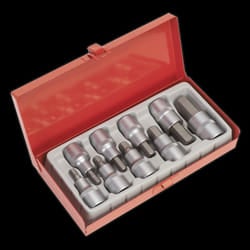 Hex Socket Bit Set 9pc 1/2&quot;Sq Drive