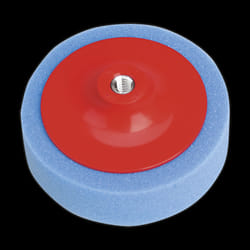 Buffing & Polishing Foam Head &#216;150 x 50mm M14 x 2mm Blue/Medium