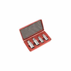 Sealey AK723 4pc 1/2"Sq Drive Stud Extractor Set - Metric