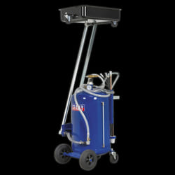Mobile Oil Drainer with Probes 80L Cantilever Air Discharge