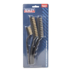 SEALEY AK9801 Wire Brush 2 Brass, Steel