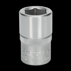 WallDrive&#174; Socket 15mm 1/2&quot;Sq Drive