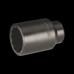 Impact Socket 36mm Bi-Hex Deep 1/2&quot;Sq Drive