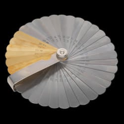 Feeler Gauge 36 Blade Combo Steel/Brass - Dual Marked