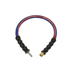 Sealey AH2R/38 Air Leader Hose 600mm x Ã10mm with Tail Piece and 1/4"BSP Union