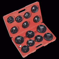 Oil Filter Cap Wrench Set 15pc