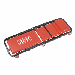 Sealey Scr79 Creeper/Seat Steel With 7 Wheels And Adjustable Head Rest