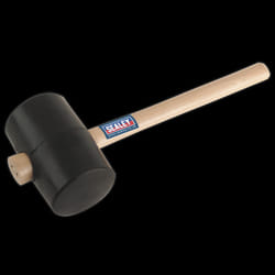 Rubber Mallet 2.5lb Black
