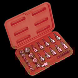 TRX-Star* Socket & Security Bit Set 29pc 1/4&quot;Sq & 3/8&quot;Sq Drive