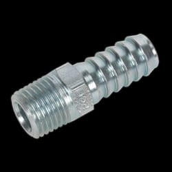 Screwed Tailpiece Male 1/4&quot;BSPT - 3/8&quot; Hose Pack of 5