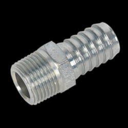 Screwed Tailpiece Male 3/8&quot;BSPT - 1/2&quot; Hose Pack of 5