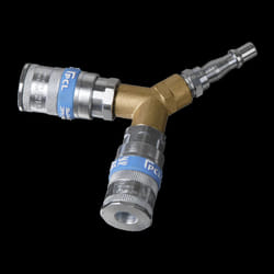 Twin Coupling Bodies Y-Adaptor