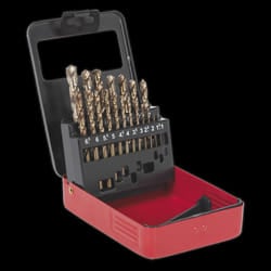 HSS Cobalt Split Point Fully Ground Drill Bit Set 19pc Metric