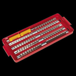 Socket Rail Tray 1/4&quot;, 3/8&quot; & 1/2&quot;Sq Drive