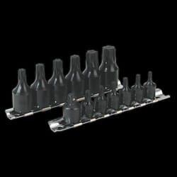 TRX-Star* Socket Bit Set 13pc 1/4&quot; & 3/8&quot;Sq Drive