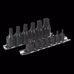 TRX-Star* Security Socket Bit Set 13pc 1/4&quot; & 3/8&quot;Sq Drive