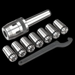 Mill Chuck Set MT3-M12 &#216;4-16mm