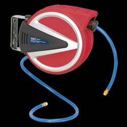 Retractable Air Hose Reel 12m &#216;6.5mm ID - PU Hose