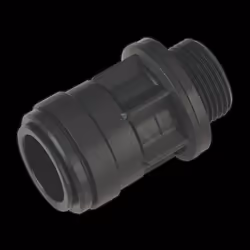 Straight Adaptor 22mm 3/4&quot;BSP Pack of 2 (John Guest Speedfit&#174; - PM012216E)