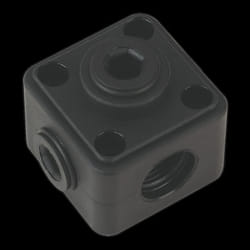 Porting Block 5 x 1/2&quot;BSP Connection (John Guest Speedfit&#174; - JG-L-WSK)