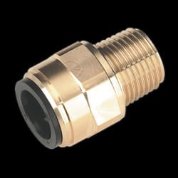 Straight Adaptor 15mm x 1/2&quot;BSPT Brass (John Guest Speedfit&#174; - MM011504N)