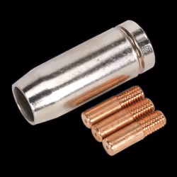Conical Nozzle x 1 Contact Tip 0.6mm x 3 MB14