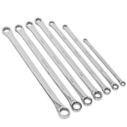 SEALEY AK6311 Double Ring Spanner Set 8 x 10, 11 x 13, 14 x 15, 16 x 17, 18 x 19, 20 x 21, 22 x 24 14 Chrome Vanadium Steel