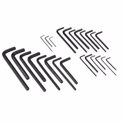 Angled Screwdriver Set; SEALEY; HEX: 1.5, 2, 2.5, 3, 4, 4.5, 5, 5.5, 6, 7, 8, 9, 10 Chrome Vanadium Steel 25