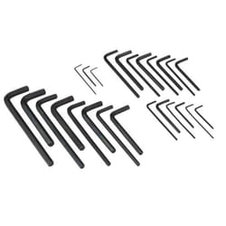 SEALEY S0465 Angled Screwdriver Set HEX: 1.5, 2, 2.5, 3, 4, 4.5, 5, 5.5, 6, 7, 8, 9, 10 Chrome Vanadium Steel 25