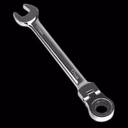 Flexi-Head Ratchet Combination Spanner 17mm